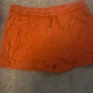 Super comfy burnt orange shorts